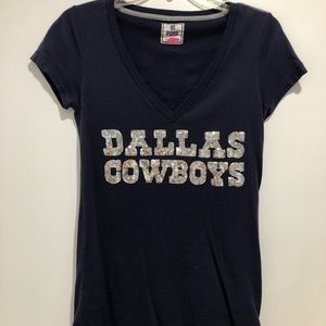 Dallas Cowboys PINK Navy Tee